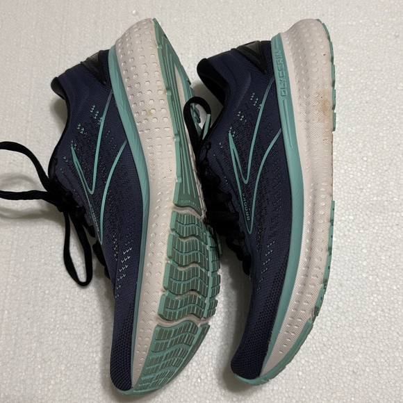 BROOKS Athletic Sneakers Glycerin 19 Women’s Shoes Size 8.5 Navy Blue & Teal - Picture 4 of 11